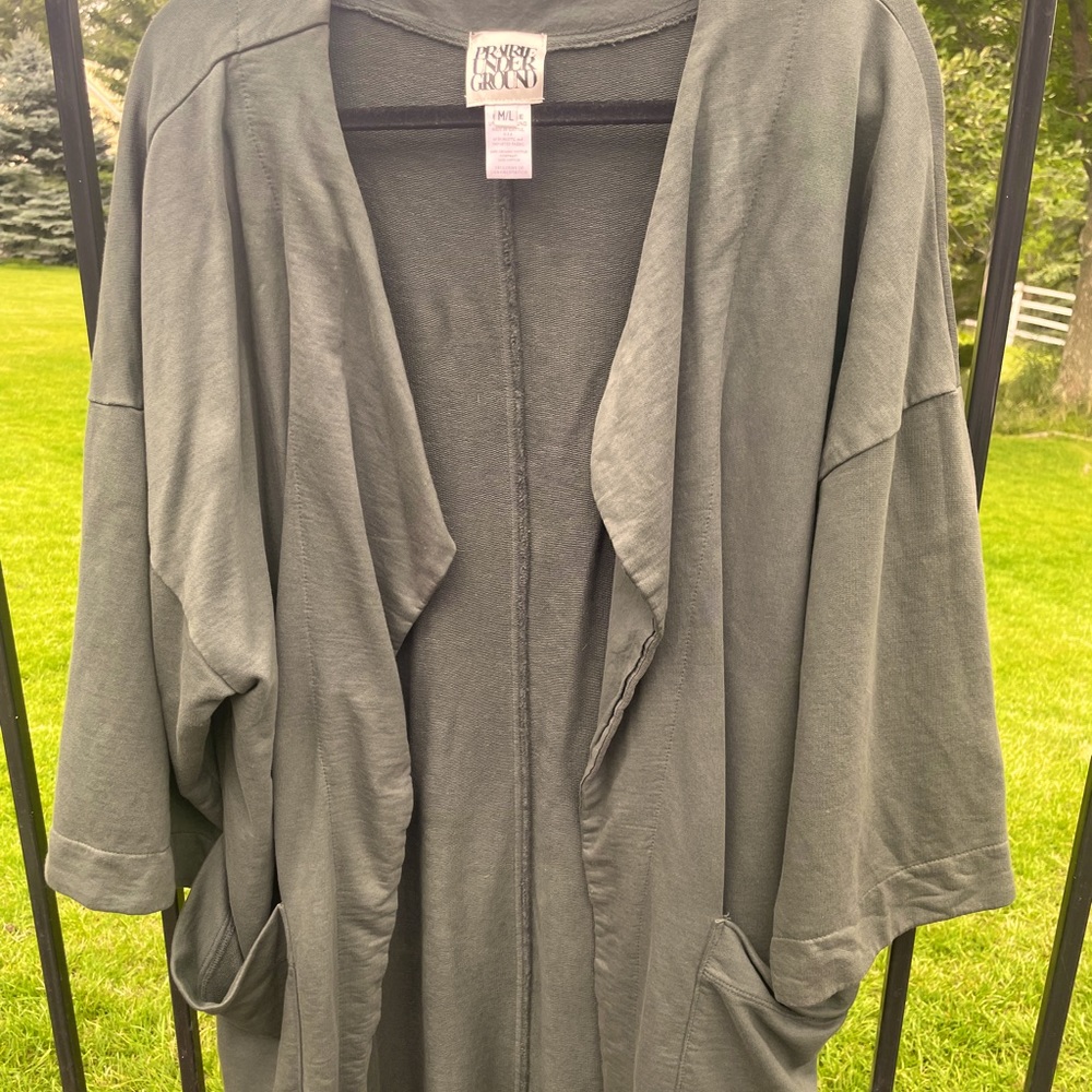 Prairie Underground cloak 100% organic cotton